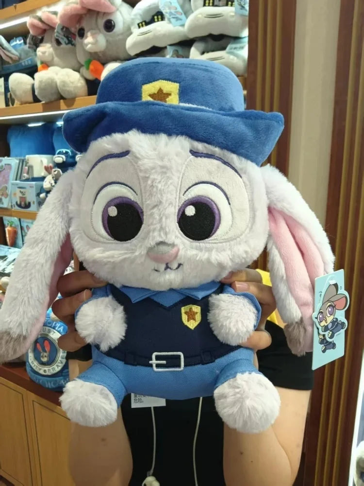 MINISO Disney Zootopia Judy Niki Changeable Sitting Posture Plush Toy Stuffed Animal Movie TV Theme Collectible Figure.