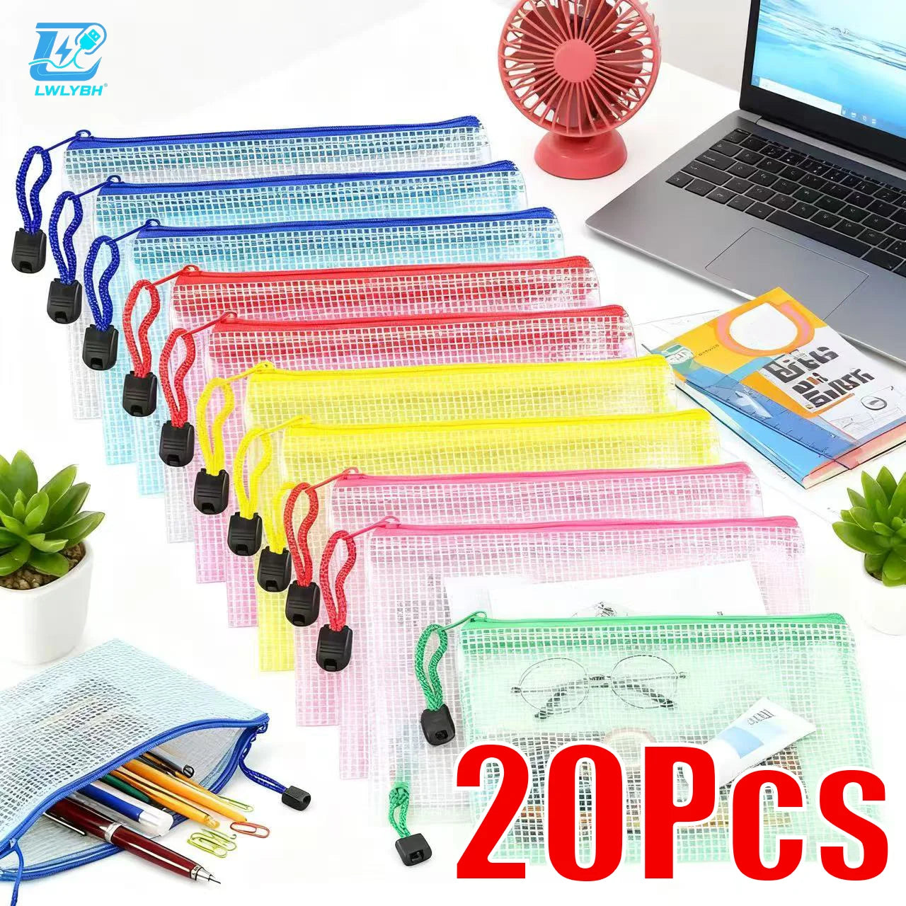 Zipper Documents Bag A4/A5 Plastic Folders A3 Transparent Waterproo File Organize Storage Bag School Office Stationery Supplies.