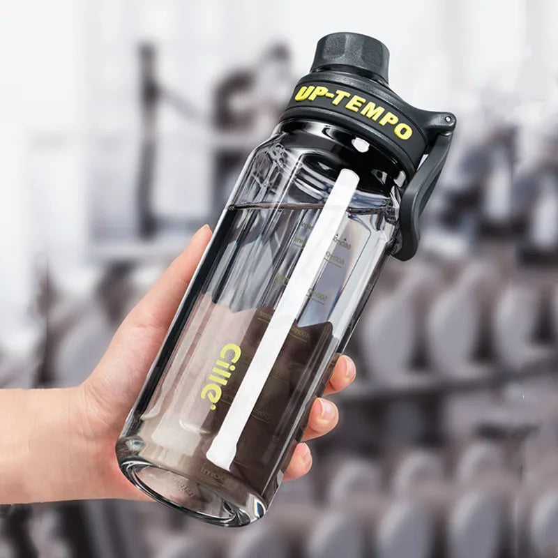 860ML High Quality Tritan Material Water Bottle With Filter Portable Durable Gym Fitness Outdoor Sport Drinking Bottle.