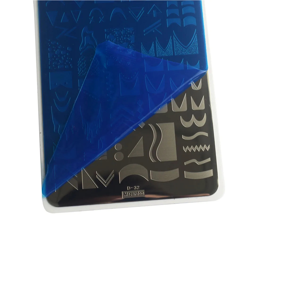 French Line Nail Stamping Plates Stripes Swirl Snake Design Nail Art Stamp Stencil Stainless Steel Printing Tools 14.5*9.5cm.