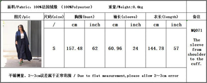 Marocain Kaftan Women Muslim Maxi Dress Dubai Abayas Kimono Satin Robe Femme Open Abaya Turkey Caftan Islamic Jalabiya Kebaya.