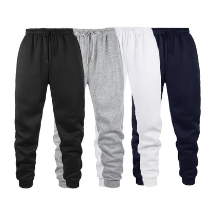 2025 Mens Jogging Sports Pants Autumn Winter Sweatpants Men Sports Gym Trousers Fashion Solid Color Casual Workout Long Pants.