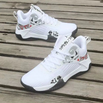 New Anti-Slip Men's Sneaker High Top Men's Basketball Shoes Luxury Comfortable Running Shoes Fashionable Versatile Casual Shoes.