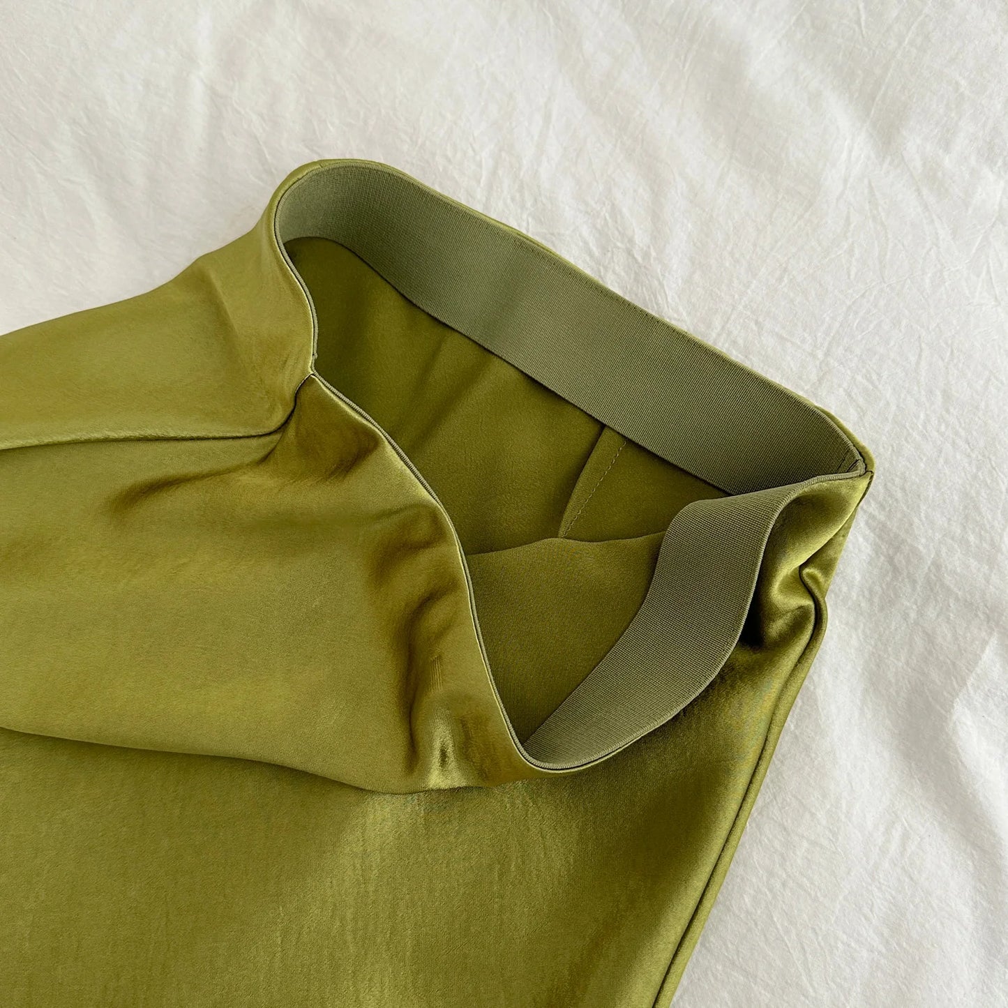 Women's Summer Elegant Acetate Short Meimard Short Skirt Lady Streetwear High Waist Slim Fishtail Mini Skirt.