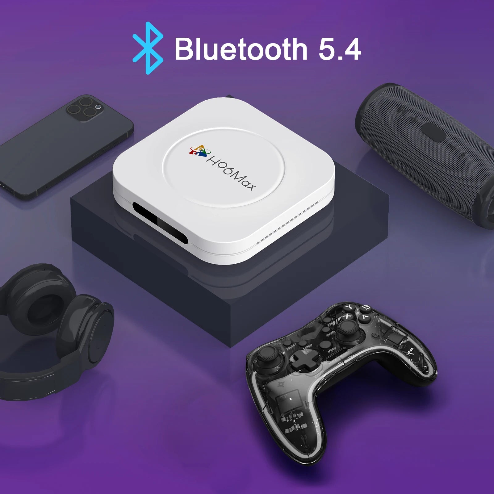 Smart TV Box H96 MAX M1 PLUS Android 14 TV Box 4GB 128GB Wifi6 4K 8K Video Set Top Box Voice Assistant Media Player TV Box.