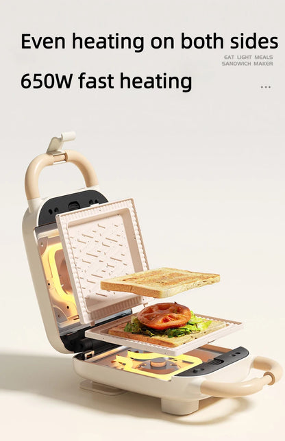 Electric Sandwich Maker Multifunctional Waffle Machine Toaster Baker Breakfast Machine Takoyaki Pancake Donuts Sandwichera 220V.