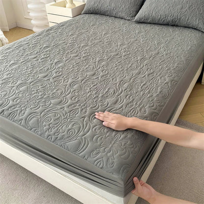 Waterproof Mattress Protector Queen King Quilted Thick Mattress Cover Anti-bacterial Fitted Sheet Bed Pad Cover 1pc