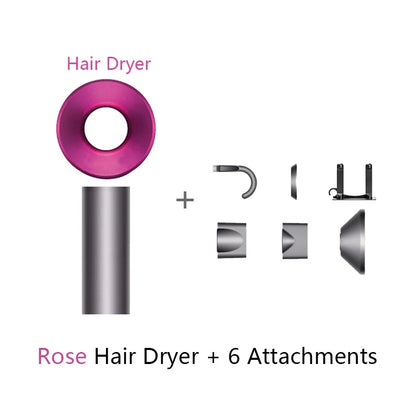 Diffuser Hairdryer Ionic Professional Electric Hair Dryer Heat Leaf Blow Drier With Diffuser Ion Leafless Air Blower 5in1 Woman.