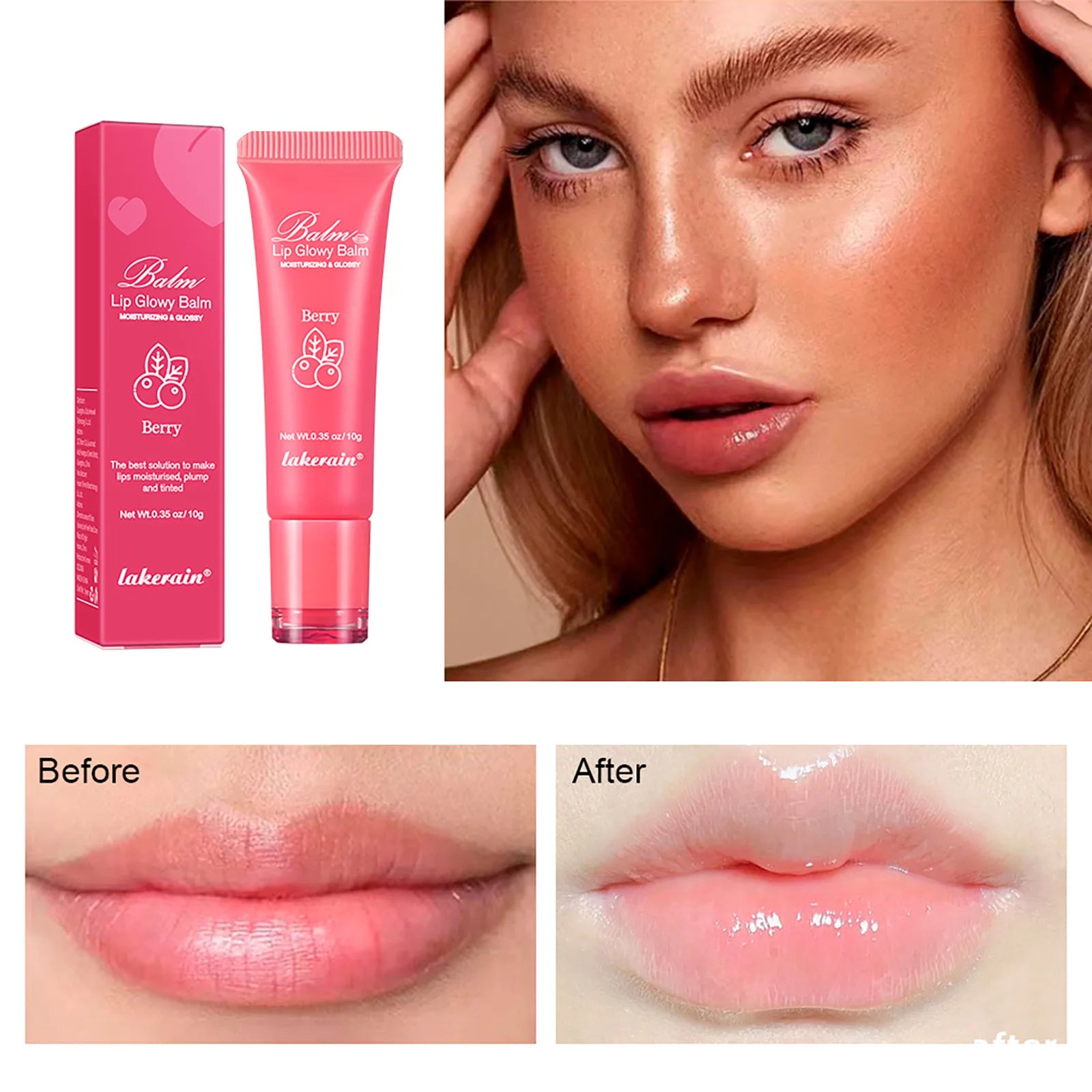 Fruit Honey Moisturizing Lip Oil Sexy Plump Lip Jelly Strawberry Tinted Lip Liquid  Oil Lipgloss Makeup Makeup.