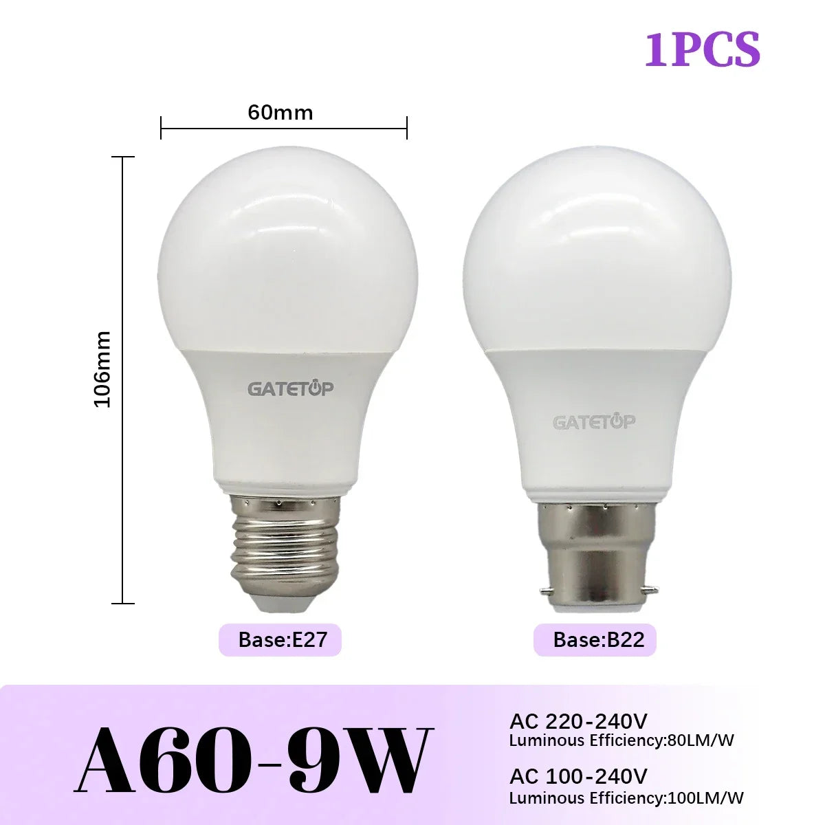 1/20PCS Led-lampe E27 B22 Energiesparlampen A60 A80 AC220V 230V 110V Licht 8W 18W 24W für Home Derection Wohnzimmer Beleuchtung.