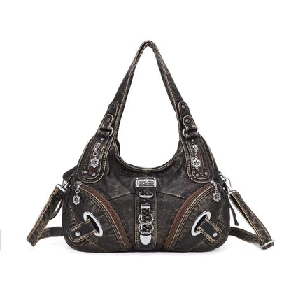 Women Handbags Leopard Bag Top-handle Handbag Fashion Satchel Dumpling Pack Shoulder Bag Tote Bag Hobos Large Purse