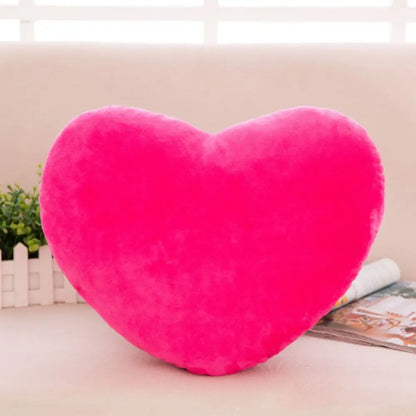 PP cotton Soft Pillow Comfortable Heart Plush Pillow Red Color Pink Color Stuffed Pillow Heart Shape Home Decorative