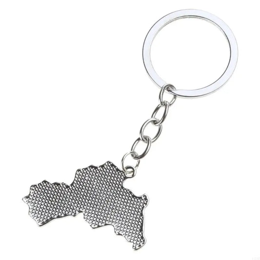 U2JF Unisex Kurdistan Map Pendant Necklace for Women Men Choker Keychain Gift.