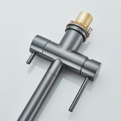 Wanmivezlo Kitchen Water Filter Faucet Dual Spout Pure Drinking Water Mixer Tap Rotation Water Purification Taps