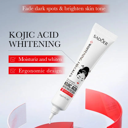 SADOER Kojic Acid Retinol Eye Cream Anti Dark Circles Remove Eye Bags Moisturizing Firming Beauty Eyes Skin Care Products.