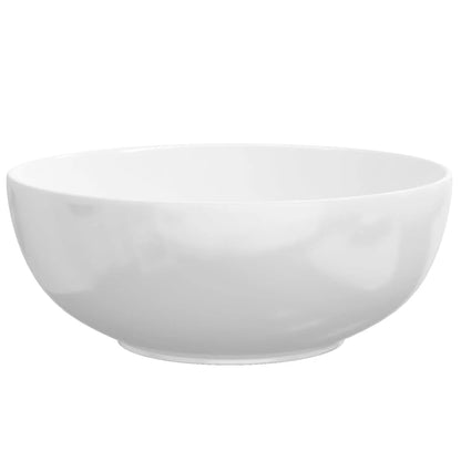 Weißes Waschbecken 44 x 17 cm in runden Keramikbecken, Badezimmer und Küchen, Dekoartikel, Badezimmerzubehör