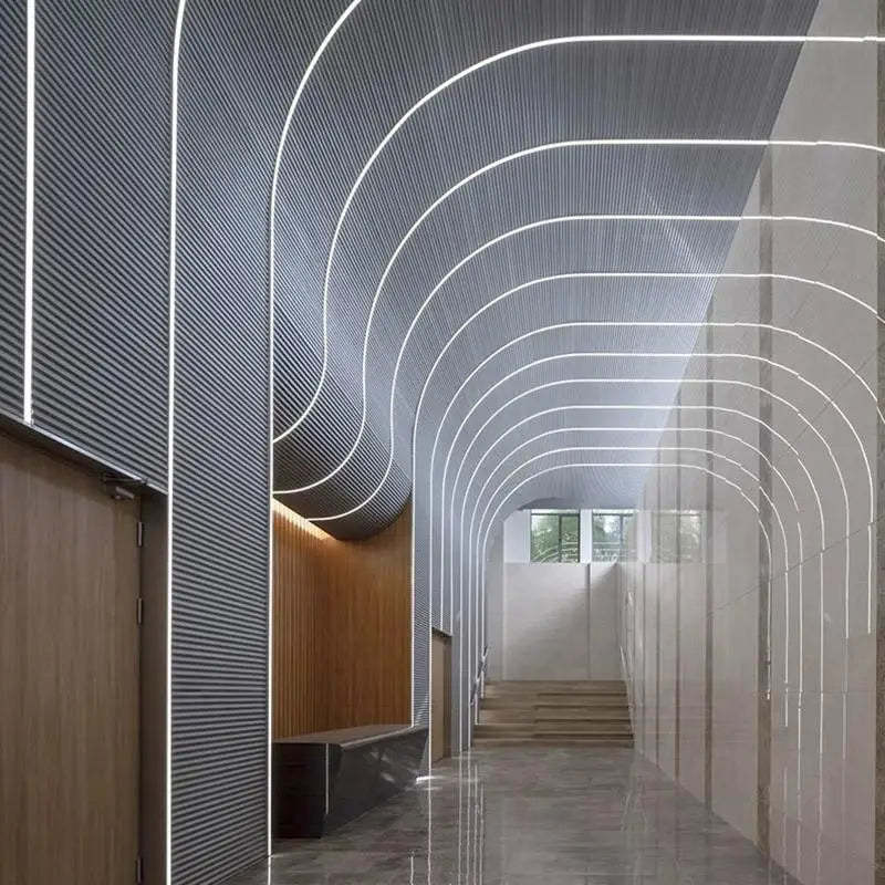 Flexible Embedded LED Neon Tube Silica Gel Covering Silicone Diffuse Channel DIY Outdoor Waterproof Strip Light WS2812B WS281.