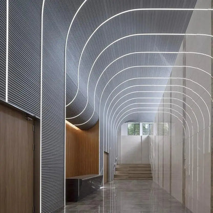 Flexible Embedded LED Neon Tube Silica Gel Covering Silicone Diffuse Channel DIY Outdoor Waterproof Strip Light WS2812B WS281.