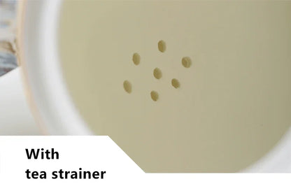 China Coffee Set White Gold Porcelain Tea Advanced Pot Cup Ceramic Mug Sugar Bowl Creamer Teapot Milk Jug Teaset.