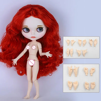 ICY DBS blyth doll 1/6 bjd toy joint body white skin shiny & matte face 30cm on sale special price toy gift anime doll