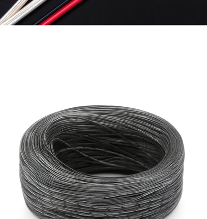 2 Pin Wire Electric Copper Cable 28 26 24 22 20 18 16 AWG LED Strip Lamp Lighting Cable PVC Extend Cord White Black Red UL2468