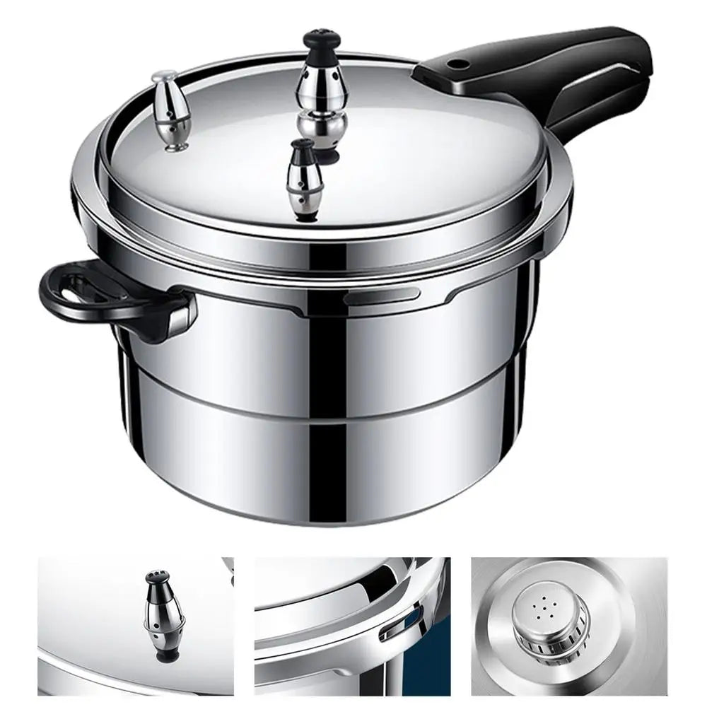Portable Pressure Cooker 4.3L Induction Stoves Home Cooker Aluminum Alloy Pressure Canner Cooker Induction Compatible Cookware.