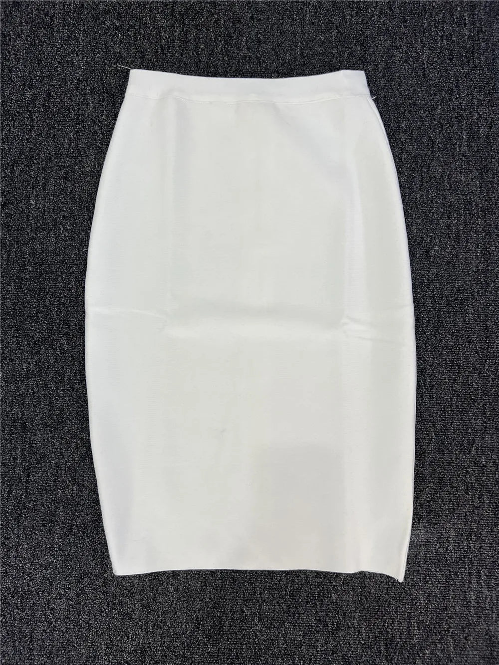 60CM Knee Length Summer Bandage Skirts For Women Candy Color Bodycon Pencil Skirt Ladies Elegant Office Business Formal XL XXL