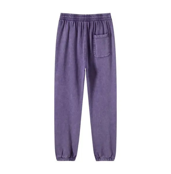 Vier Jahreszeiten Neue Mode Für Männer Casual Trendy Amerikanischen Gewaschen Gewachst Lose Einfarbig Hosen Gerade Jogger Hosen Männliche Hosen