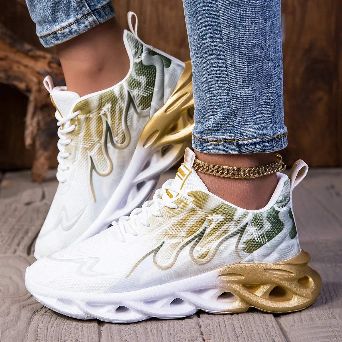 YRZL Womens Sneakers Lightweight Summer Woman Casual Sports Shoes Men Breathable Jogging Trainers Walking Tenis Ladies Shoes