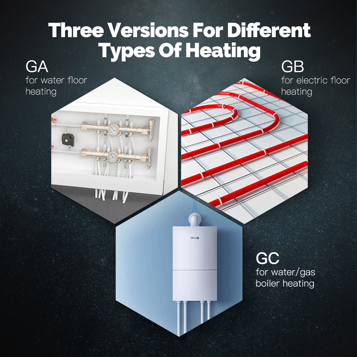 MOES Tuya ZigBee Smart Knob Thermostat Star Ring Series Temperature Controller Water Boiler Electric Heating With Alexa Google.