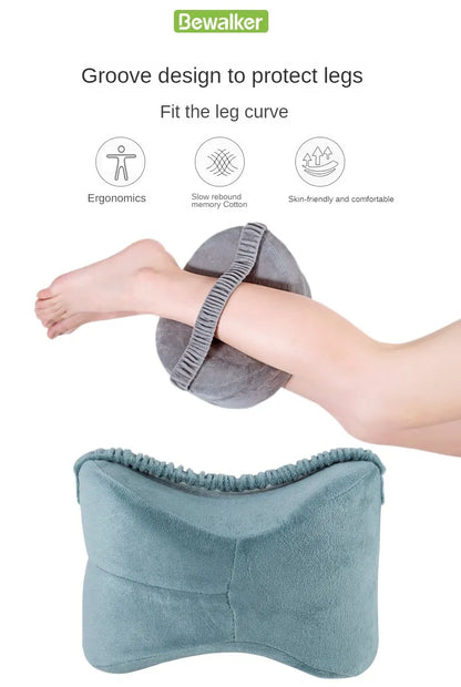 Slow Rebound Memory Cotton Clamp Leg Knee Pillow Leg Pad Pregnant Woman Pillow Orthopedic Sciatica Back Leg Hip Back Support.