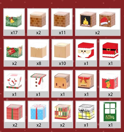 Christmas Gift Magnetic Building Blocks  STEM Educational Toys for KidsStem Montessori Stacking Cubes Construction Set.