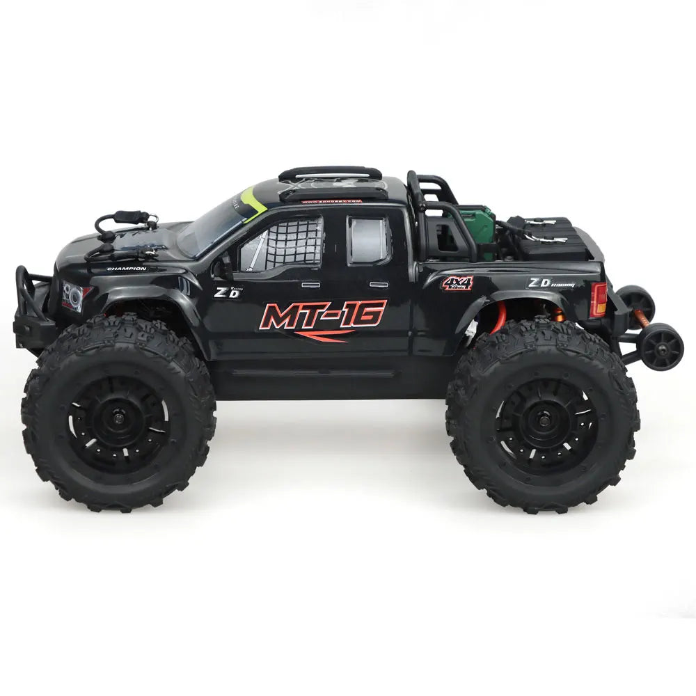 ZD Racing MT-16 1/16 RC Monster Truck Brushless 3S 80km/h 2.4G 4WD RC Car Brushless Truck Remote Control Off Road Car Toys