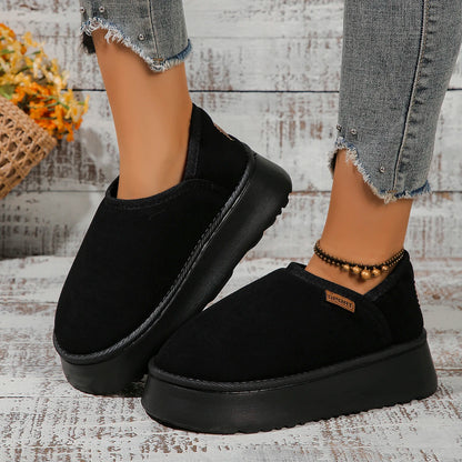 2024 New Classic Thickened Fluff Women's Snow Boots Comfortable Warm Ankle Boots Women Winter Ladies Shoes Chunky Botas Mujer