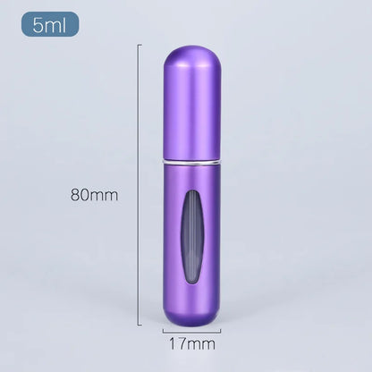 5/8ml Perfume Atomizer Portable Liquid Cosmetics Containers Traveling Mini Alcohol Perfume Refillable Bottles Empty Spray Bottle