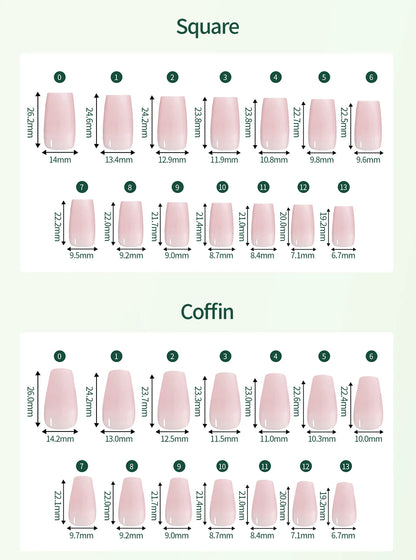 Nailpop 3-IN-1 Nude Natural Soft Nail Tips Set 140PCS Skin Tones Press on Nails Ultra-Fit Gel Nail Extensions Easy Manicure DIY.