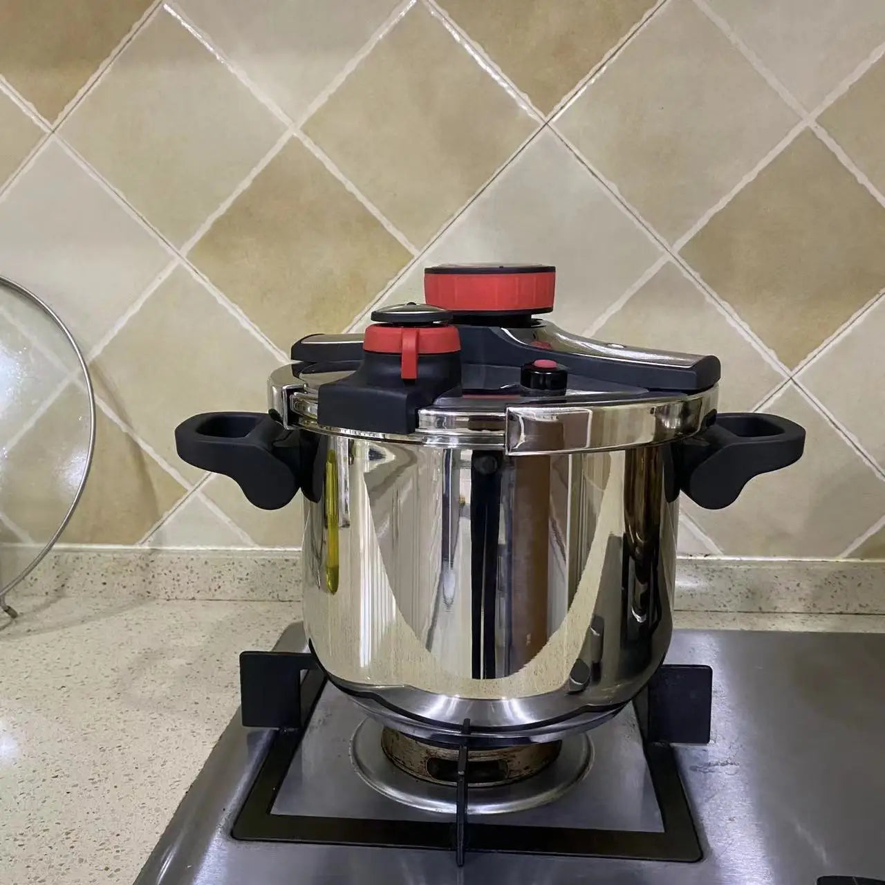 AIWILL 2L/6L/8L 3Gear Pressure Cooker 304 Stainless Steel Multifunctional Pressure-Limited Explosion-proof Quickly Cooking.