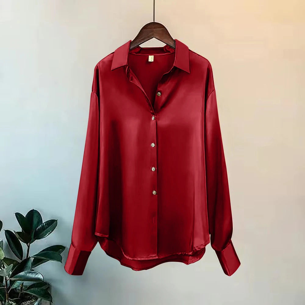 2025Spring Shirt And Blouses New Sweater Cardigans Woman Top Knitted Korean Long Sleeve Lapel Button Elegance Sweet Casual Coats.