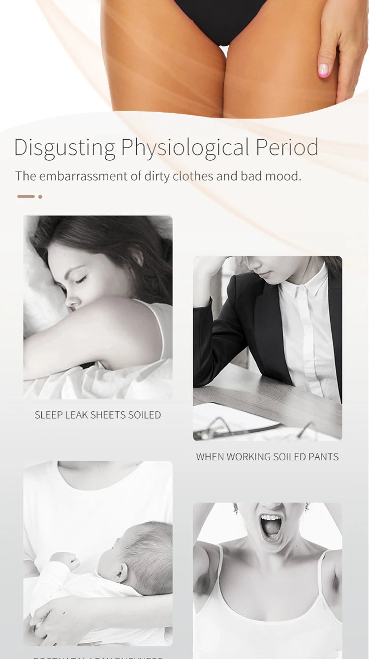 Seamless Swimwear Menstrual Panties 4-Layer Leakproof women's grooming pants Bikini Fast Absorption Summer Beachwear Period Swim.