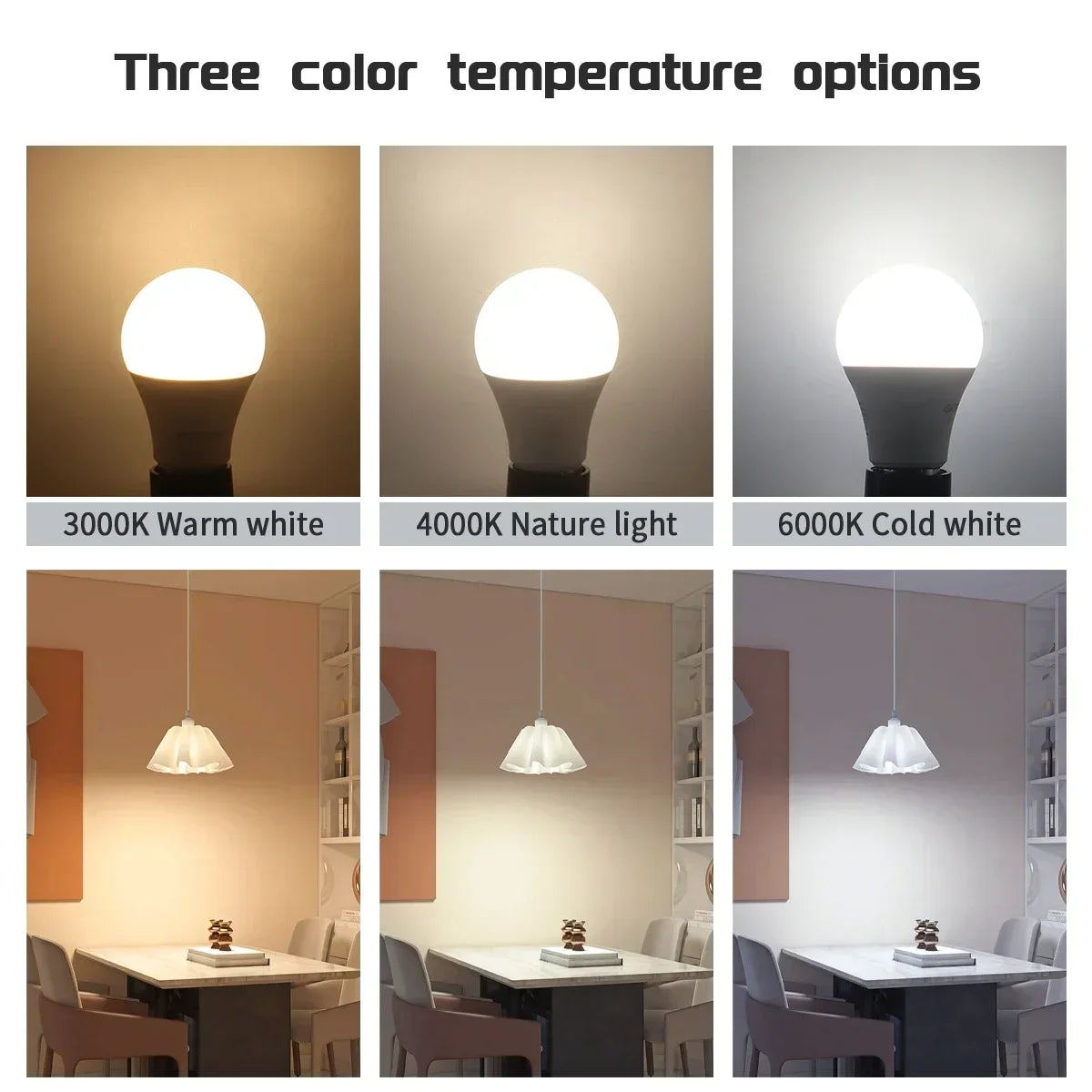 5PCS Bombilla Kein Flimmern Led-lampe Lampe 10W E27 AC 220V 120V Licht Warmweiß Natürliche Beleuchtung 3000K 4000K 6000K für Schlafzimmer.