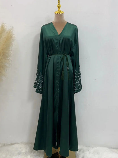 Ramadan Open Abaya Damen Dubai Luxury Islam Muslim Modest Kimono African Dresses For Women Kebaya Kaftan Robe Musulman.