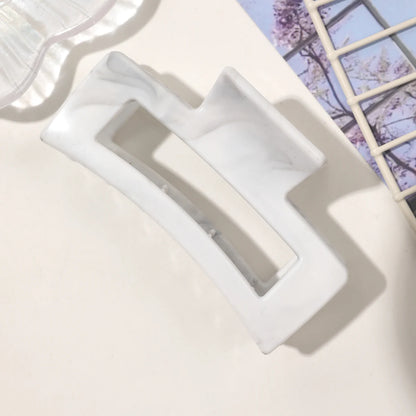 1/3/4/6 Pcs Medium Hair Claw Clips for Women Girls, Pink Strong Hold Matte Square Hair Clips for Thick Thin Hair