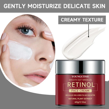 Retinol  Lifting Firming Cream Repairing Moisturizing Nourishing Cream Brightening Skin Facial Cream Anti-Aging Face Skin Care.