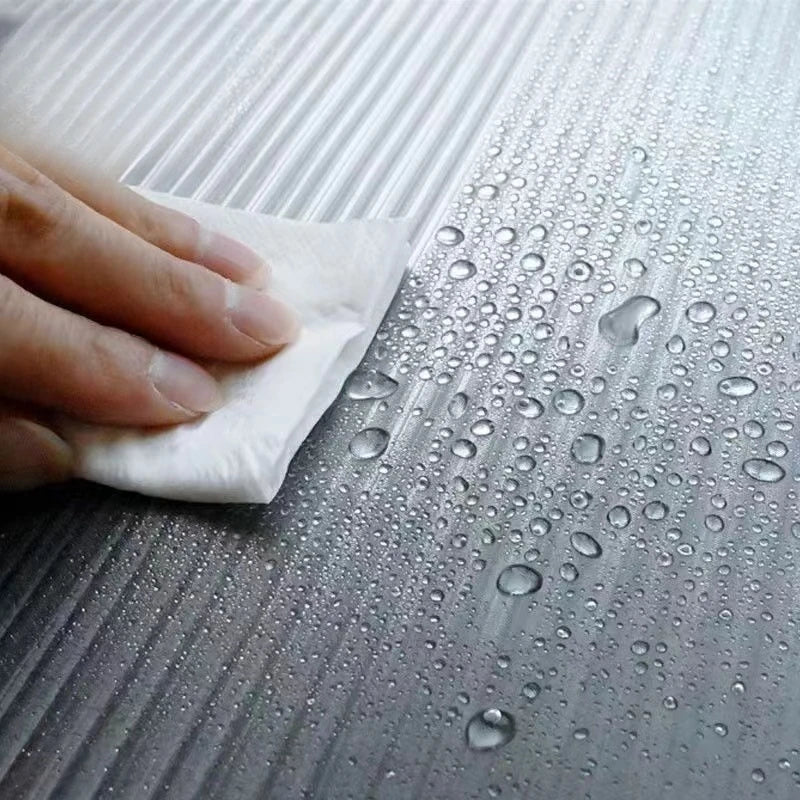 Changhong Glass Sticker Frosted Window Light-Transmitting Opaque Bathroom Kitchen Door Bathroom Anti-Light and Anti-Peeping Film Wavy Glass Film.