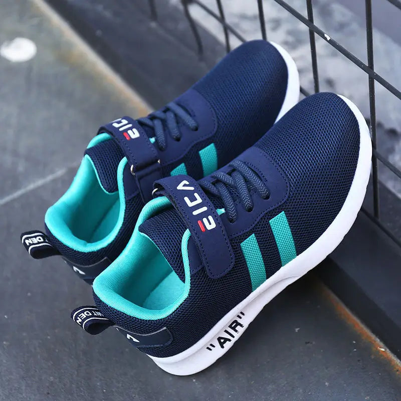 Kids Fashion Sneakers Boys Girls Tennis Shoes Mesh Breathable  Running Shoes Lightweight Outdoor Children's Sports Walking Shoes.