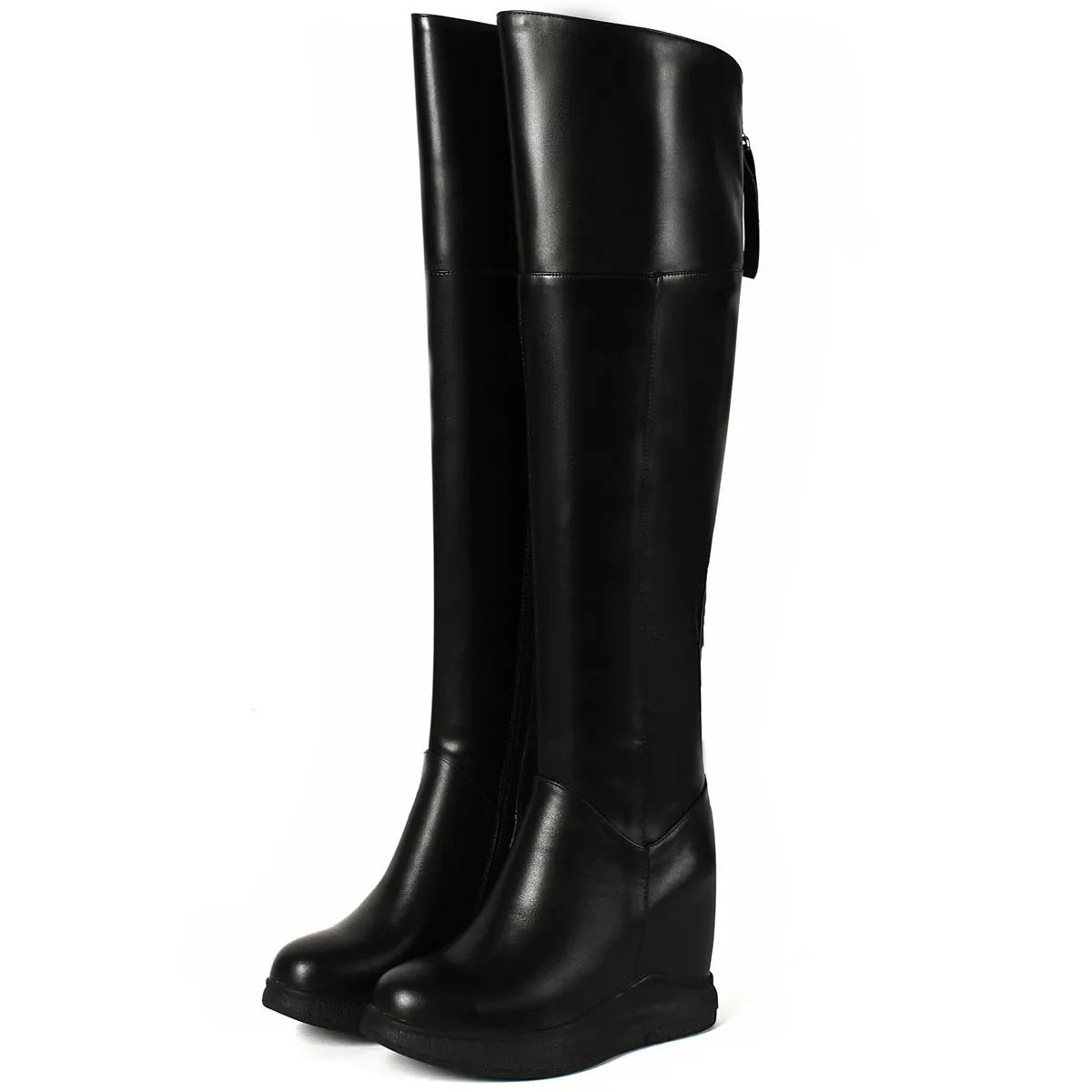 Winter Pumps Size 46 Shoes Women Big Size 45 Genuine Leather Wedges High Heel Over The Knee Snow Boots Size 44 Chunky Sneakers.