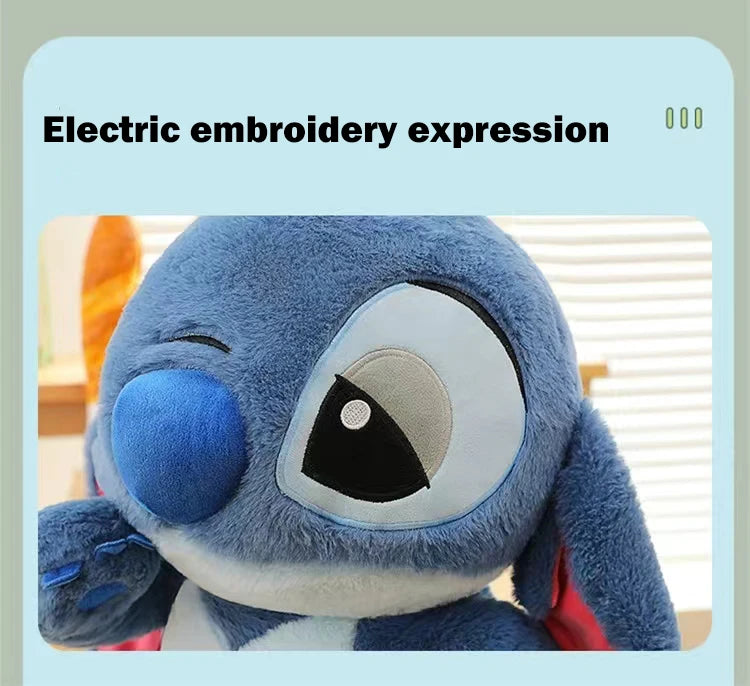 30-90CM New Disney Lilo & Stitch Sakura Doll Cartoon Angel Plush Toy Cute Anime Soft Stuffed Kawaii Children's Birthday Gift.