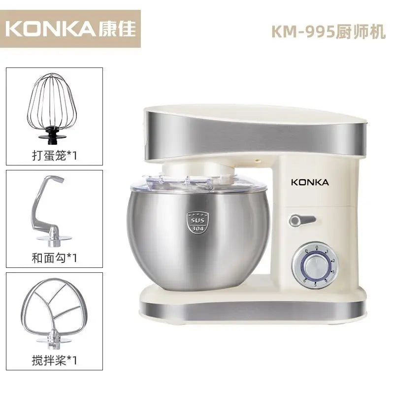 1500W stand Chef Machine mixer Multifunctional  Commercial Mixer Dough Mixer Household Small Automatic New electric blender 220V