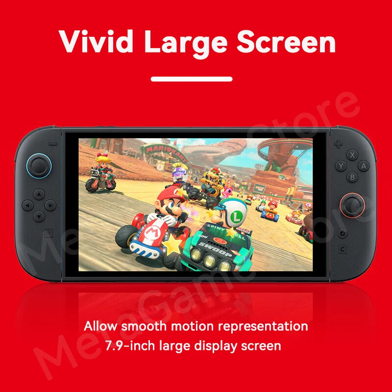 EU Ship Nintendo Switch 2 With Mario Kart World NS2 Handheld Game Console 7.9-inch LCD 1080P Magnetic Design NS2 Nintendo Switch.