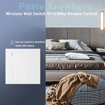 86 Wireless Smart RF 433 Mhz 100-220 V Wand Panel mit Fernbedienung Mini Relais Empfänger Hause Led licht Lampe Schalter.